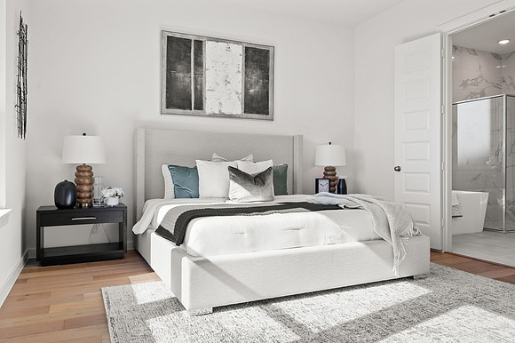 Staged Bedrooom